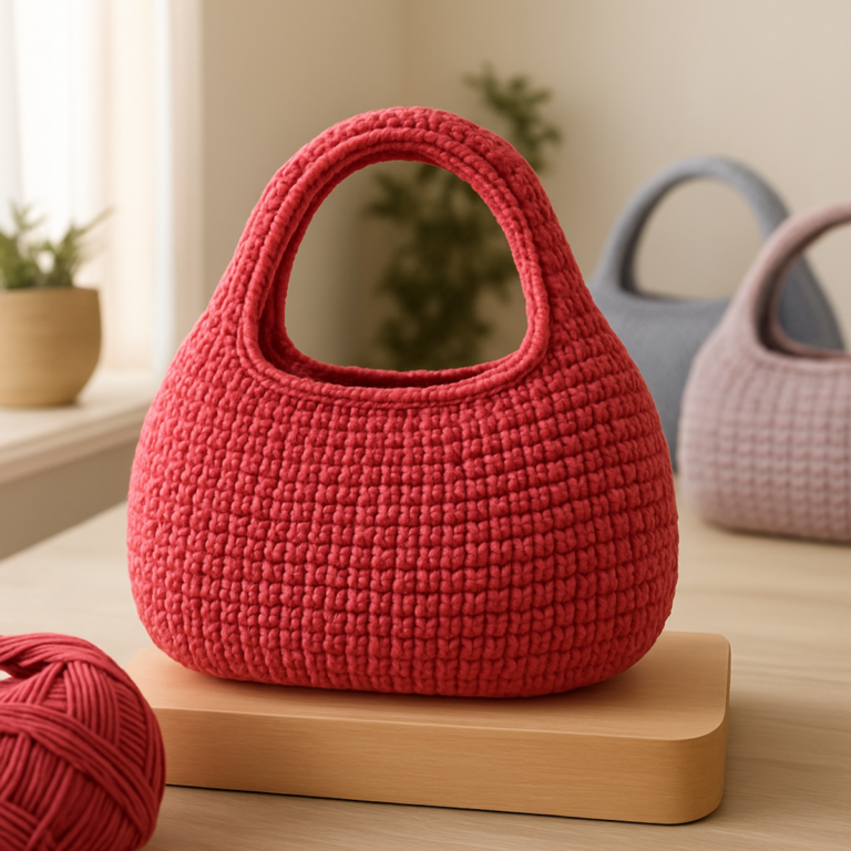 Cozy Easy Crochet Hobo Handbag 👜 for On-the-Go Style