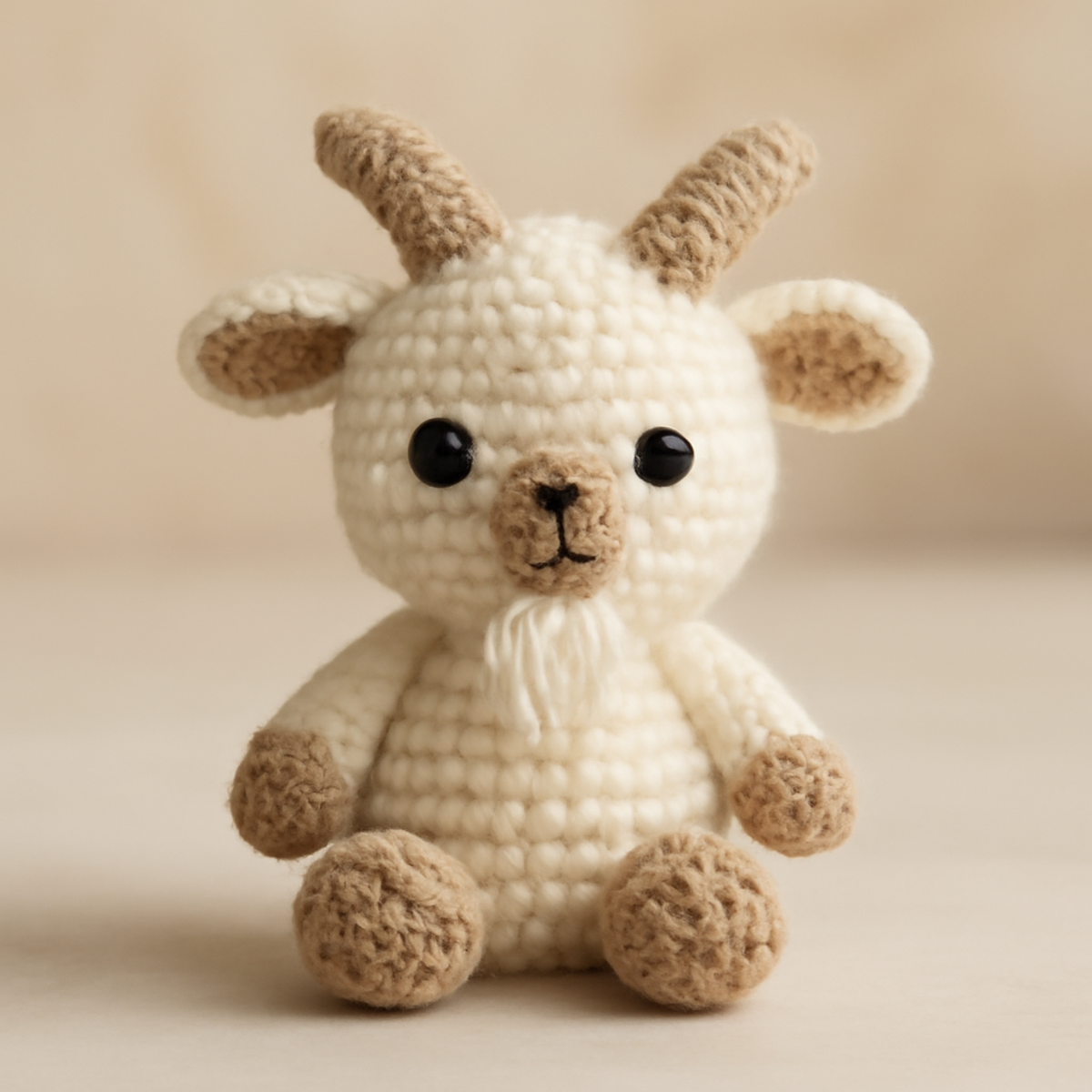 Fluffy Mountain Goat Crochet: A Cozy Amigurumi Delight