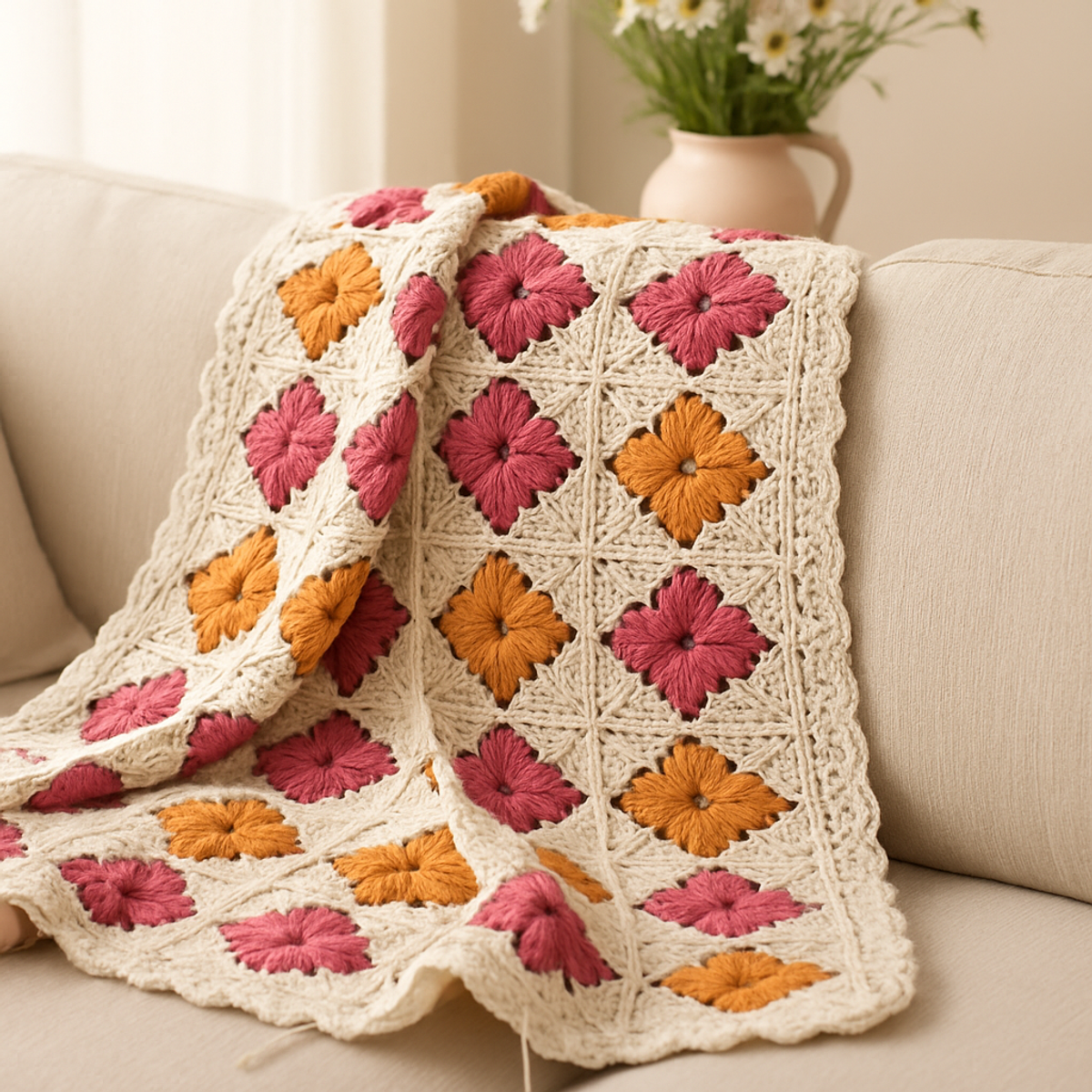 Cozy Granny Square Blanket: A Fun, Colorful Craft Project