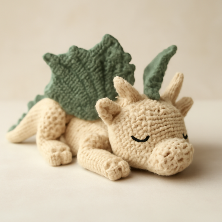 Cozy Sleepy Dragon Crochet Pattern for Intermediate Crafters