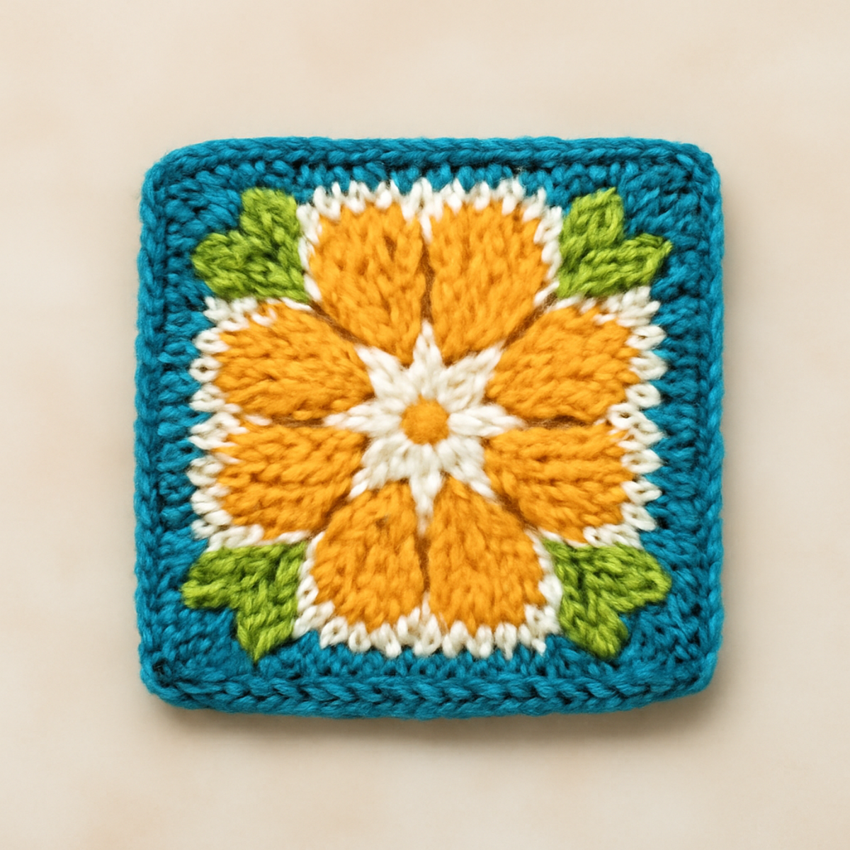 Vintage Flower Crochet Motif: A Joyful Retro Craft Project