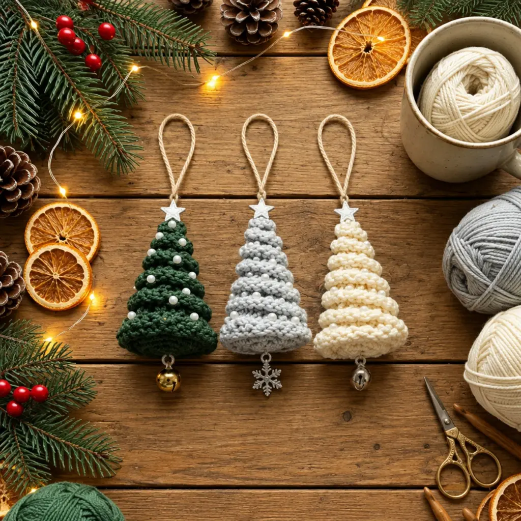 Charming Crocheted Christmas Tree Ornaments: Scalloped Miniatures for the Holidays article image 4
