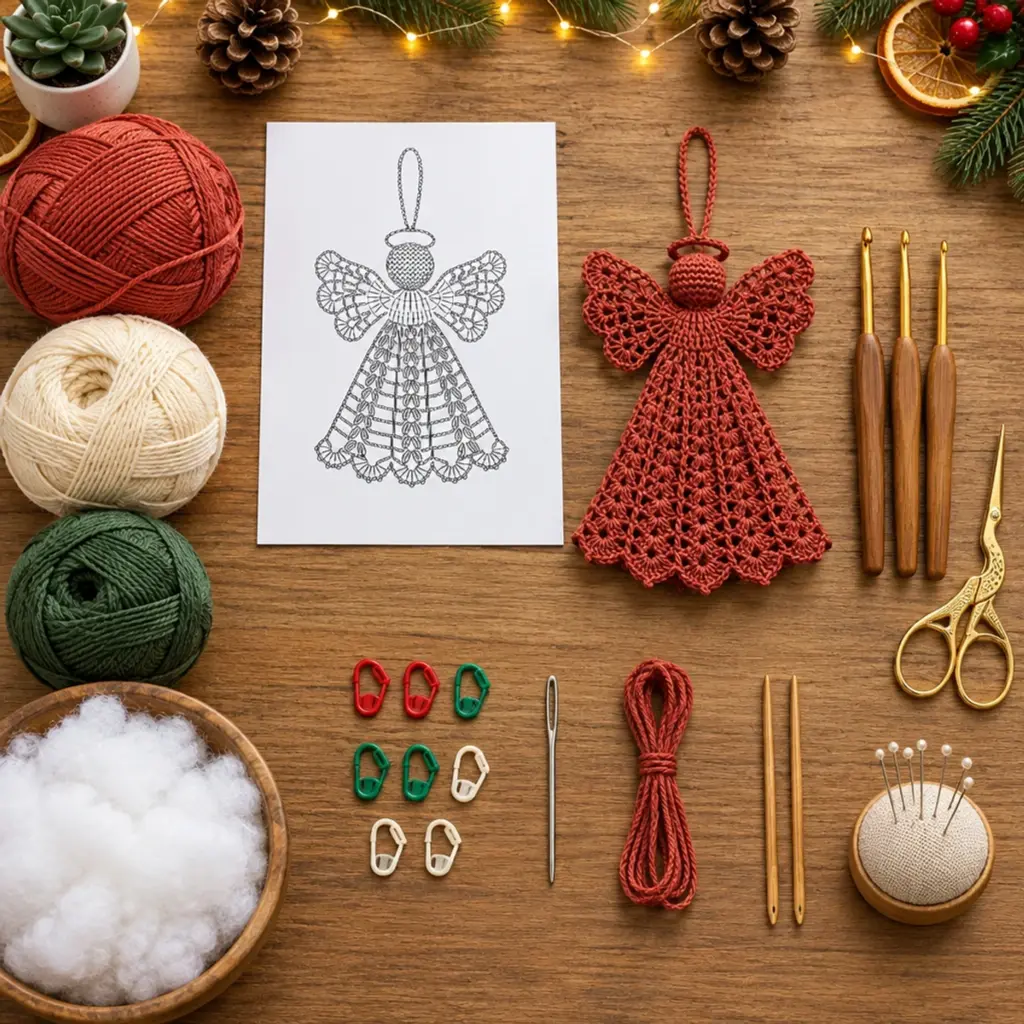 Cozy Christmas Angel Crochet Ornament for Your Tree article image 2
