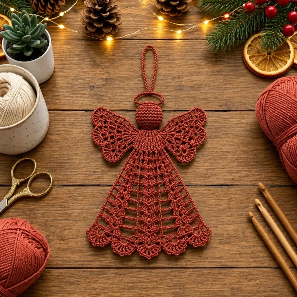Cozy Christmas Angel Crochet Ornament for Your Tree article image 4