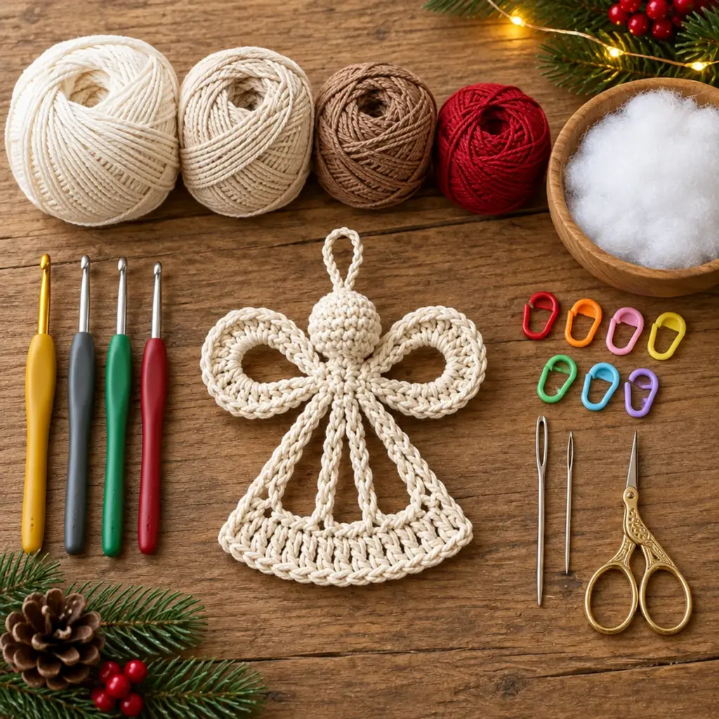 Cozy Christmas Crochet Angel Ornament for Your Tree article image 2