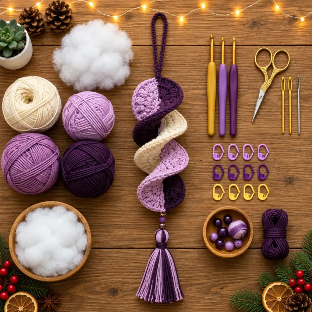 Charming Crochet Spiral Wind Spinner for Cozy Spaces article image 2