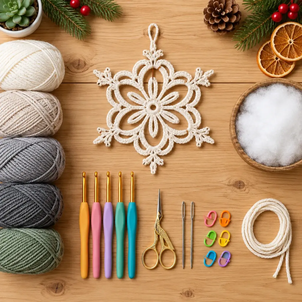 Elegant Crochet Snowflake Christmas Ornament: Easy & Cozy Delight article image 2