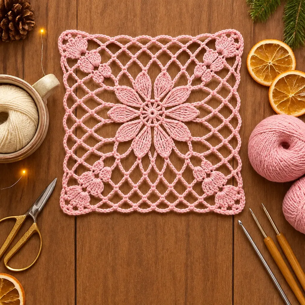 Finished crochet project