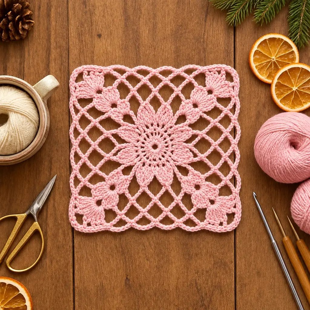 Finished crochet project