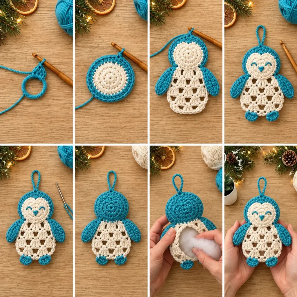 Cozy Sleepy Crochet Owl Hanging Ornament: A Charming DIY Delight article image 3