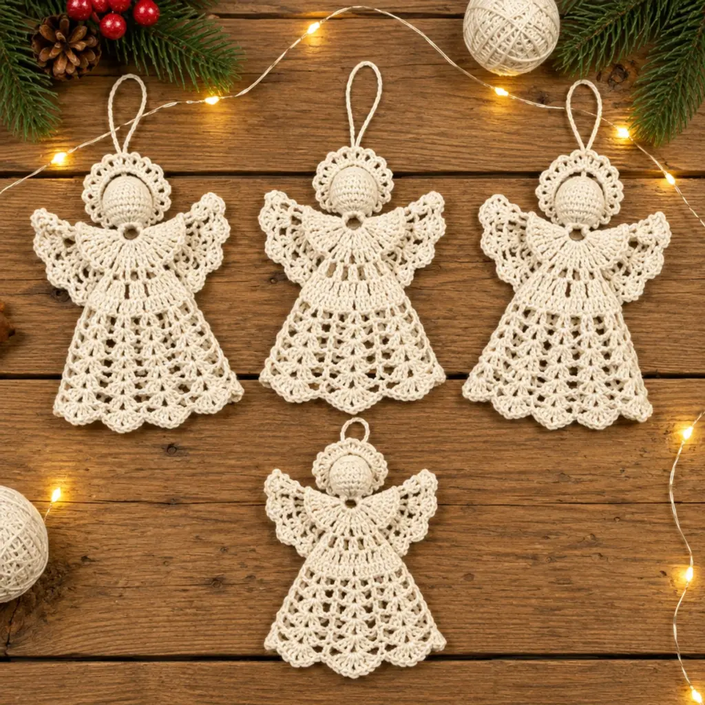 Create a Vintage Lace Christmas Angel Crochet Ornament Today! article image 4
